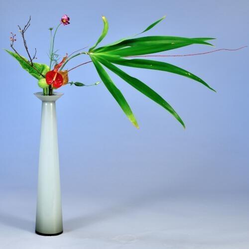 グラスウェアF 70cm 生け花 花器 花瓶 道具 華道具 フラワーアレンジ 