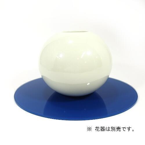 クリスタル敷板 楕円 生け花 展示 花瓶 敷板 床の間 : フラワー