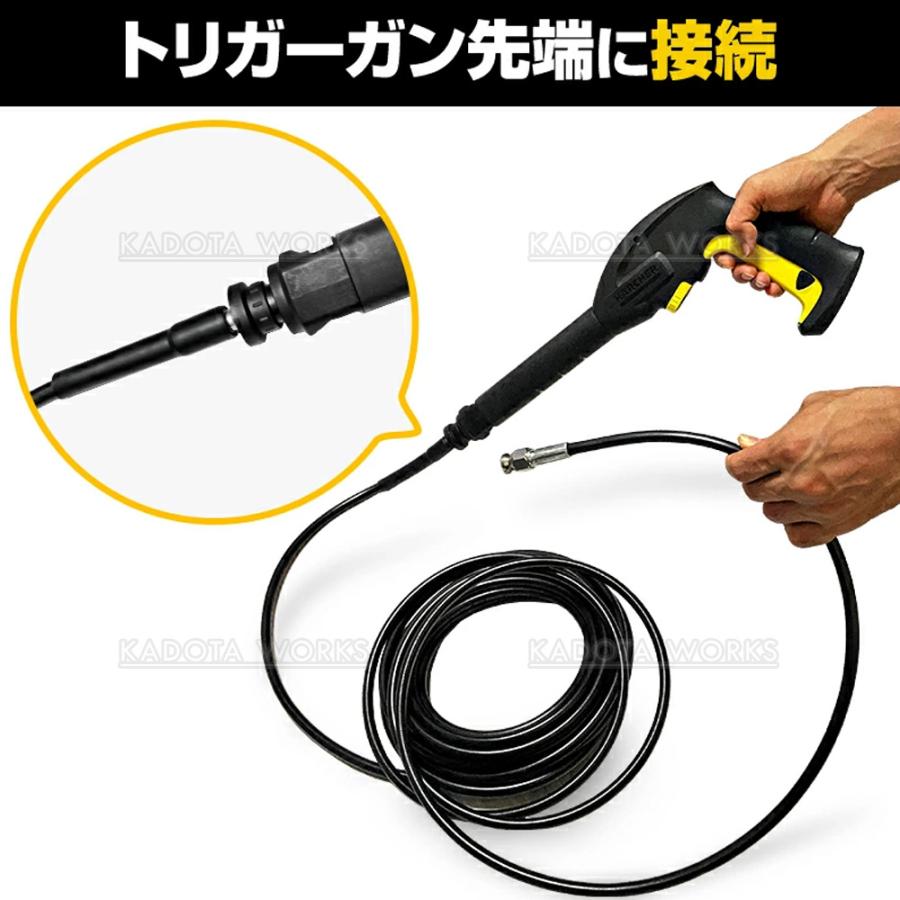 高圧洗浄機 用 パイプクリーニングホース 20m ケルヒャー Kシリーズ