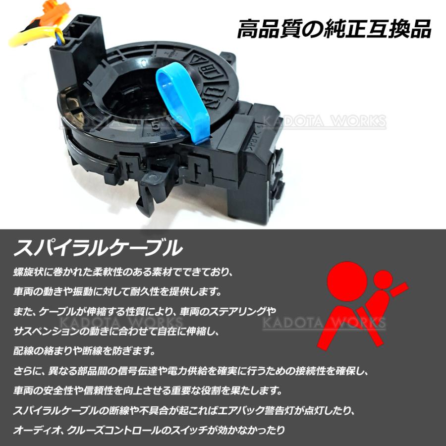 スパイラルケーブル ヴォクシー ノア ZRR70 ZRR75 ロールコネクタ