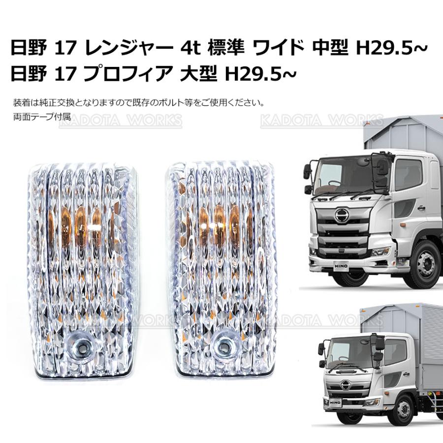 ドア サイド ウィンカーランプ 17プロフィア 大型 17レンジャー 4t