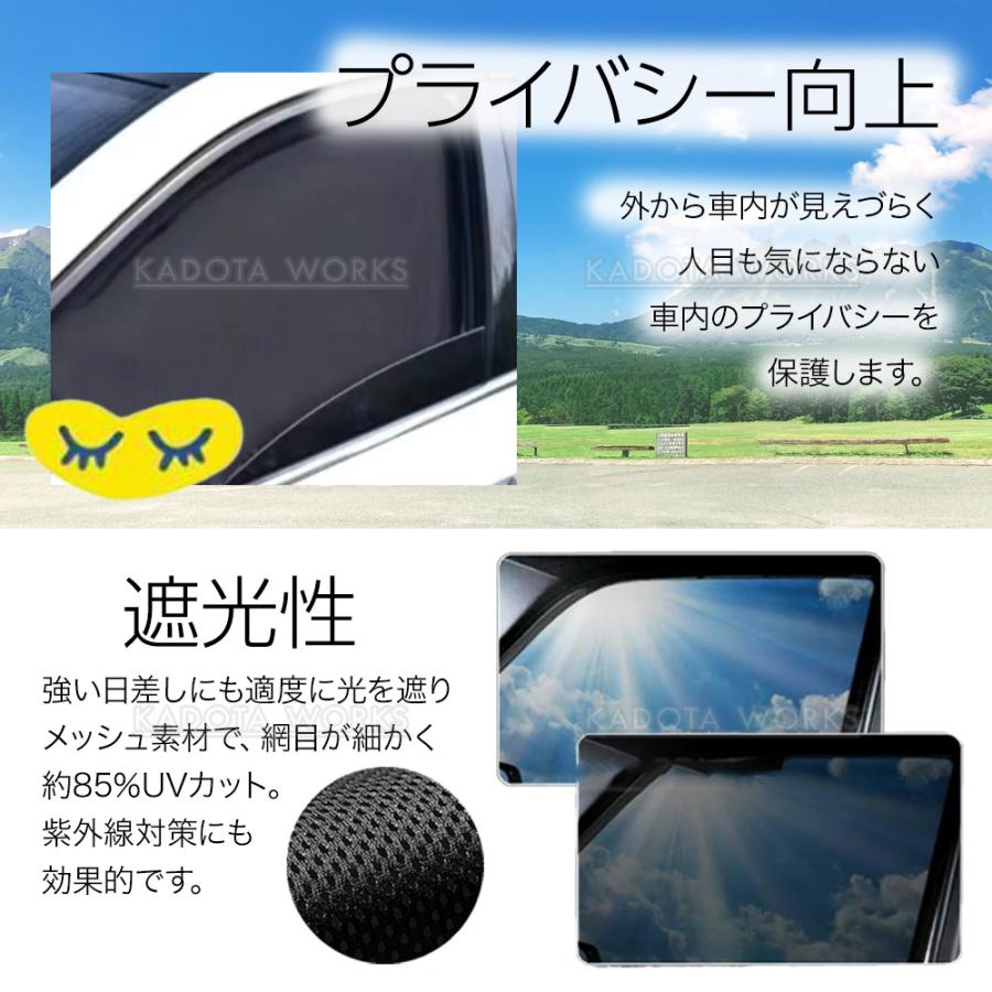 エブリィ DA17V DA17W メッシュカーテン 車用 サンシェード メッシュ
