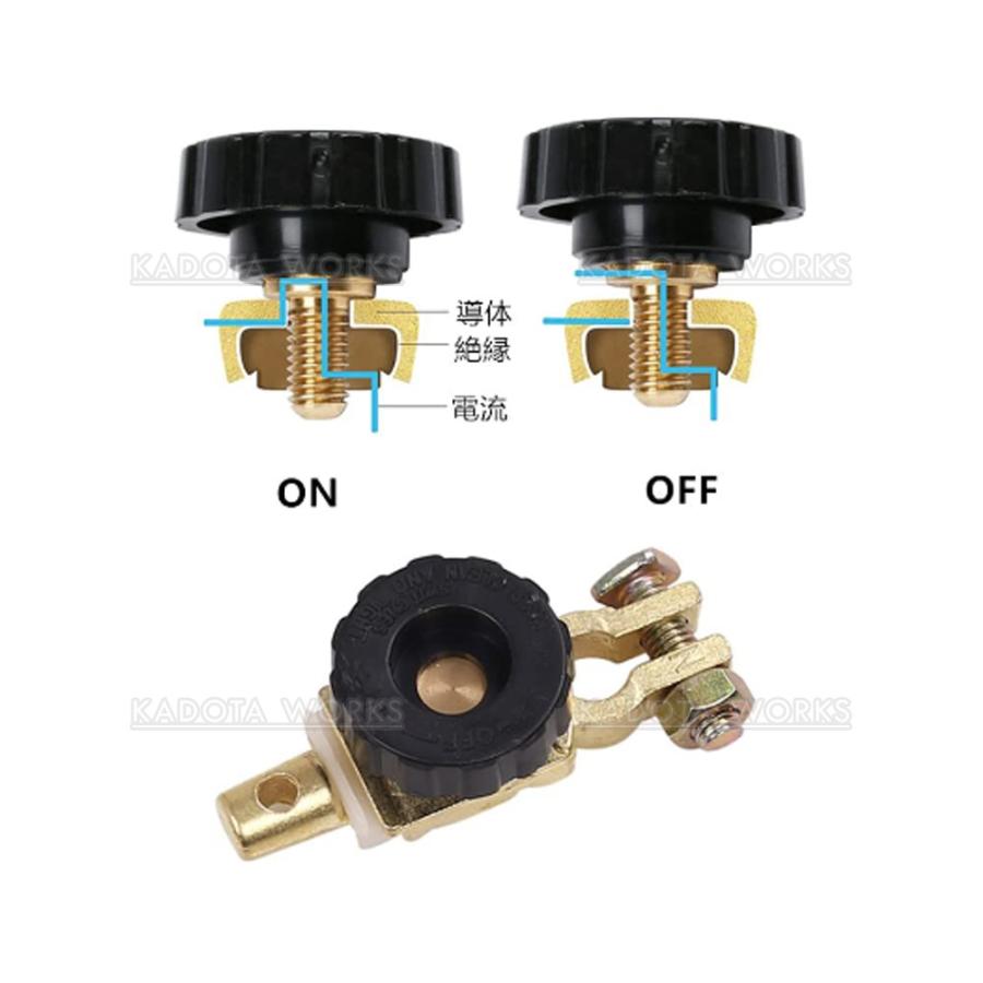 バッテリーカットターミナル B端子用 バッテリーカットオフ