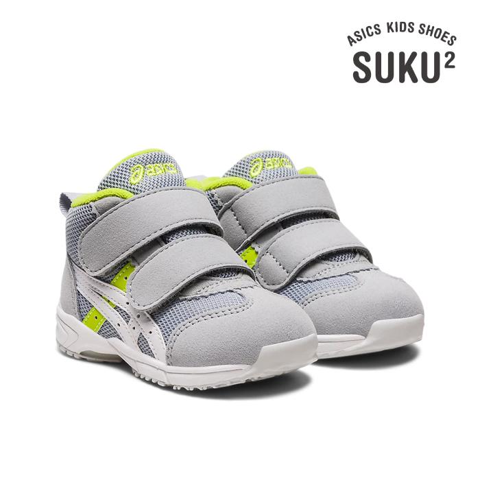 asics SUKU2 アシックス スクスク GD.RUNNER BABY MS-MID 2 ライトグレー/ホワイト 1144A282-020 | SUKUSUKU（ASICS）