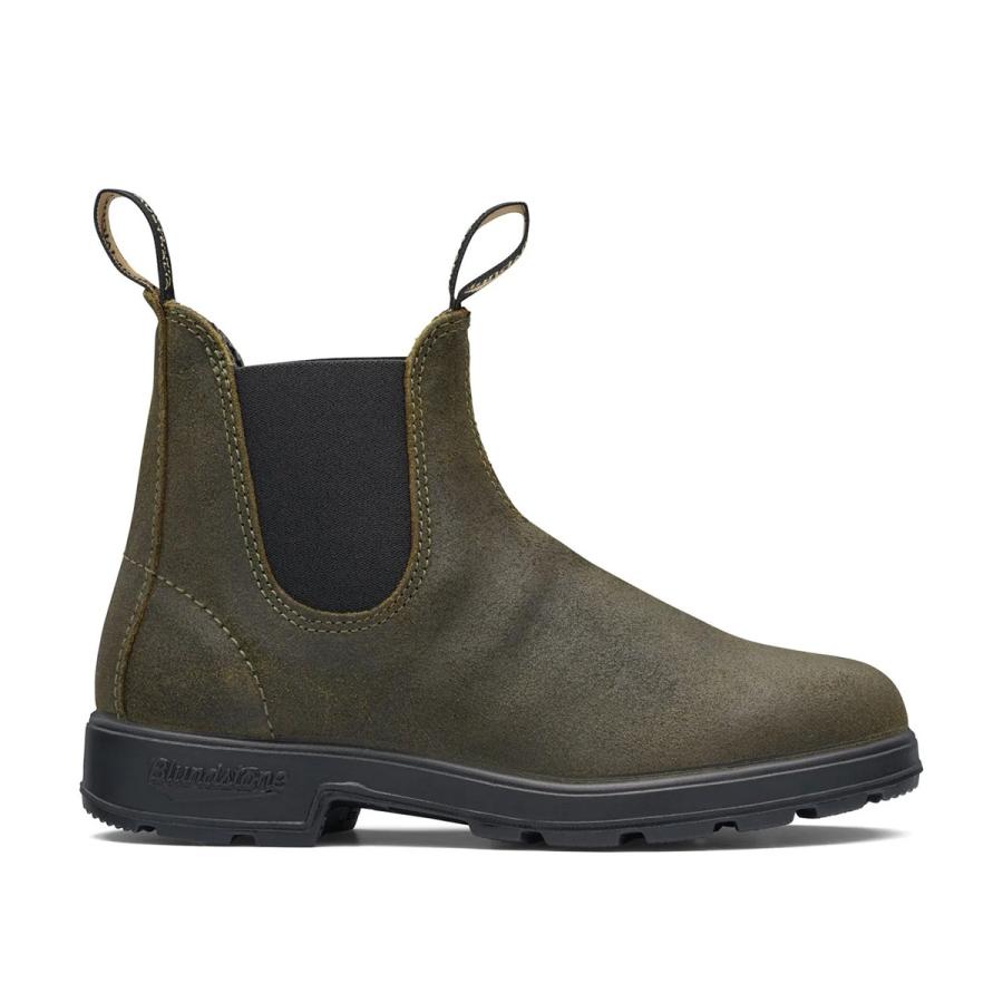 Blundstone ブランドストーン BS1615 Dark Olive ダークオリーブ スウェード サイドゴアブーツ BS1615407｜kadotation｜02