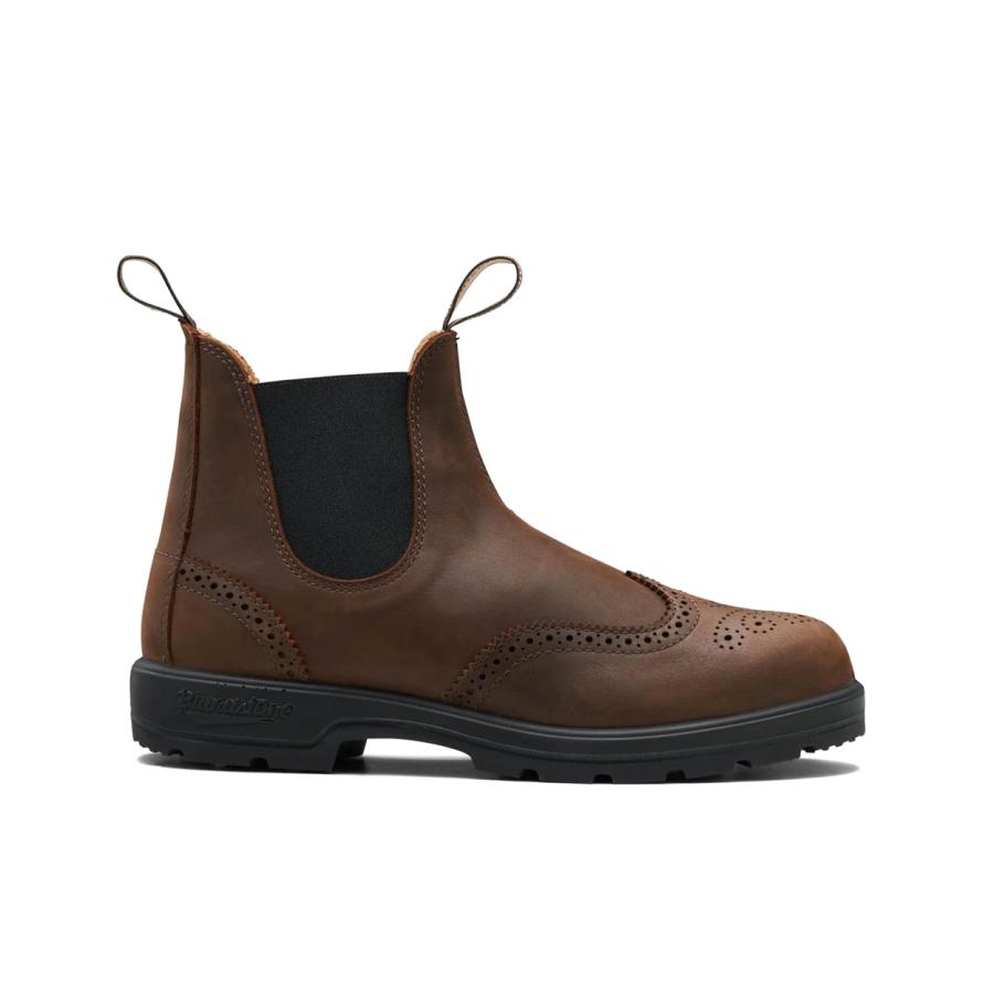 Blundstone ブランドストーン BS2444 Antique Brown アンティークブラウン スムースレザー ウイングチップ サイドゴアブーツ BS2444251 | BLUNDSTONE | 01