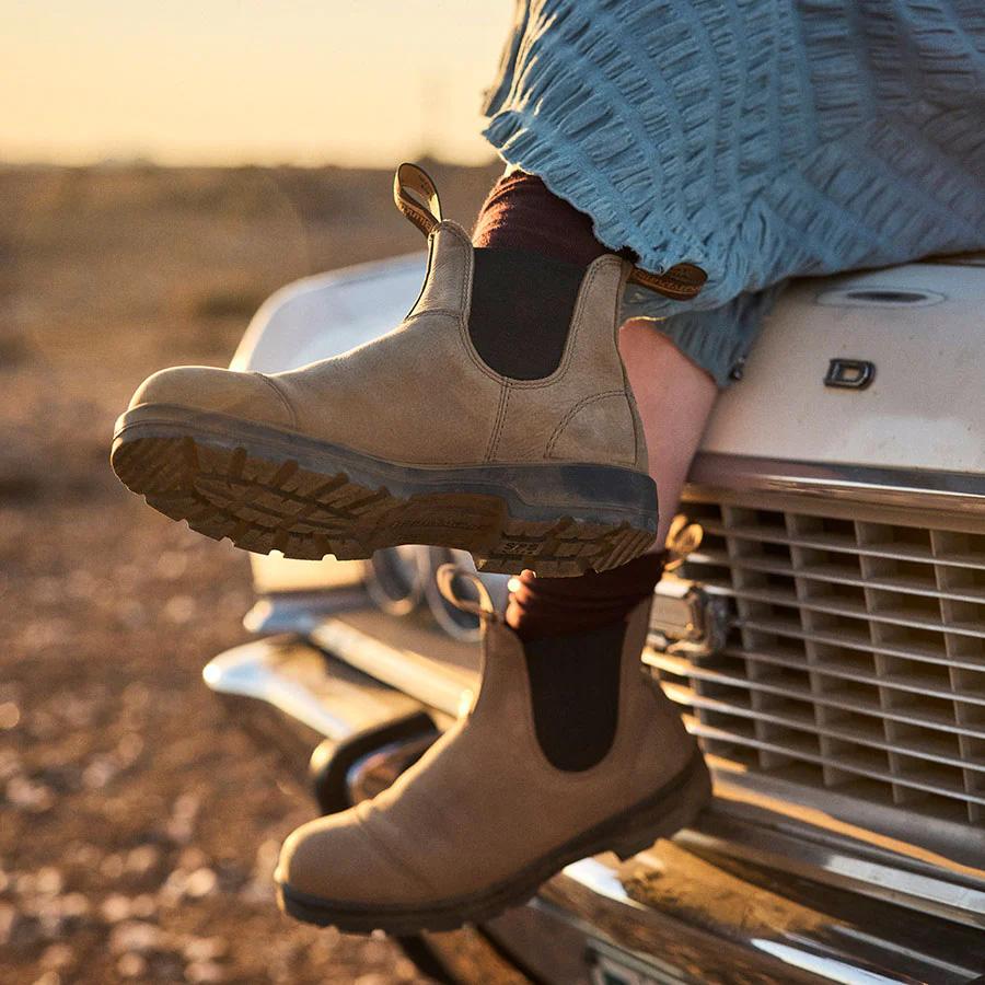 Blundstone ブランドストーン BS2546 Pebble Texas Sand ぺブルテキサスサンド スムースレザー キャップトゥ サイドゴアブーツ BS2546195 メンズ レディース | BLUNDSTONE | 04