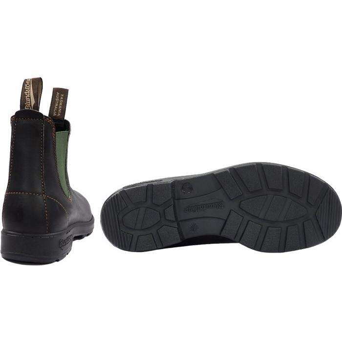 Blundstone ブランドストーン BS519 Brown/Dark Green ブラウン/ダークグリーン スムースレザー サイドゴアブーツ BS519408 | BLUNDSTONE | 04