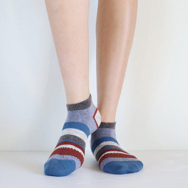 rasox マルチボーダー スニーカー ラソックス ショート丈ソックス CA211SN03 マルチボーダーロウ | rasox | 07