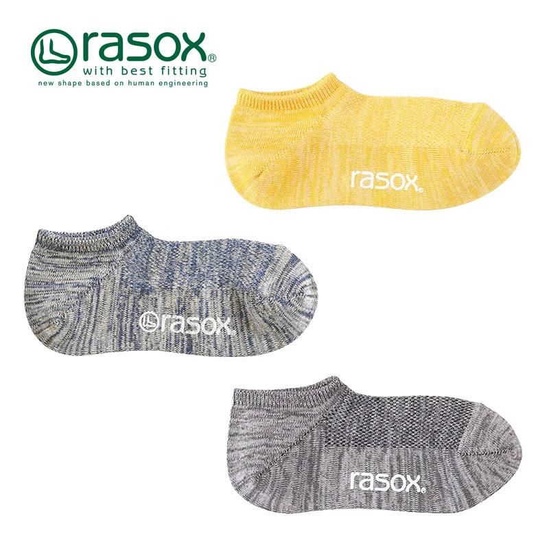 rasox クールメッシュ スニーカー ラソックス ショート丈ソックス CA221SN01 | rasox