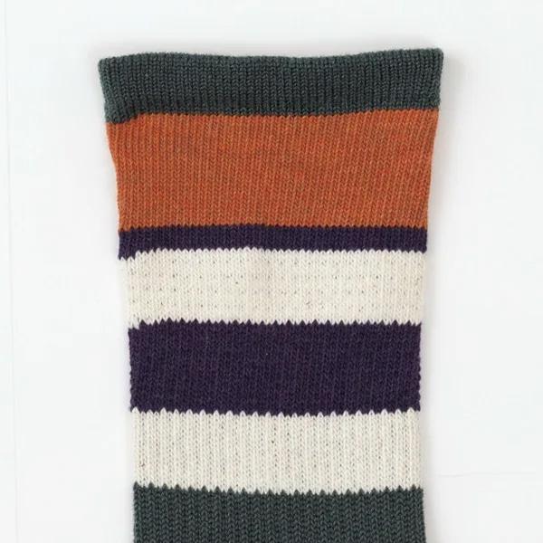 rasox マルチボーダー クルー ラソックス クルー丈ソックス CA240CR02 | rasox | 15