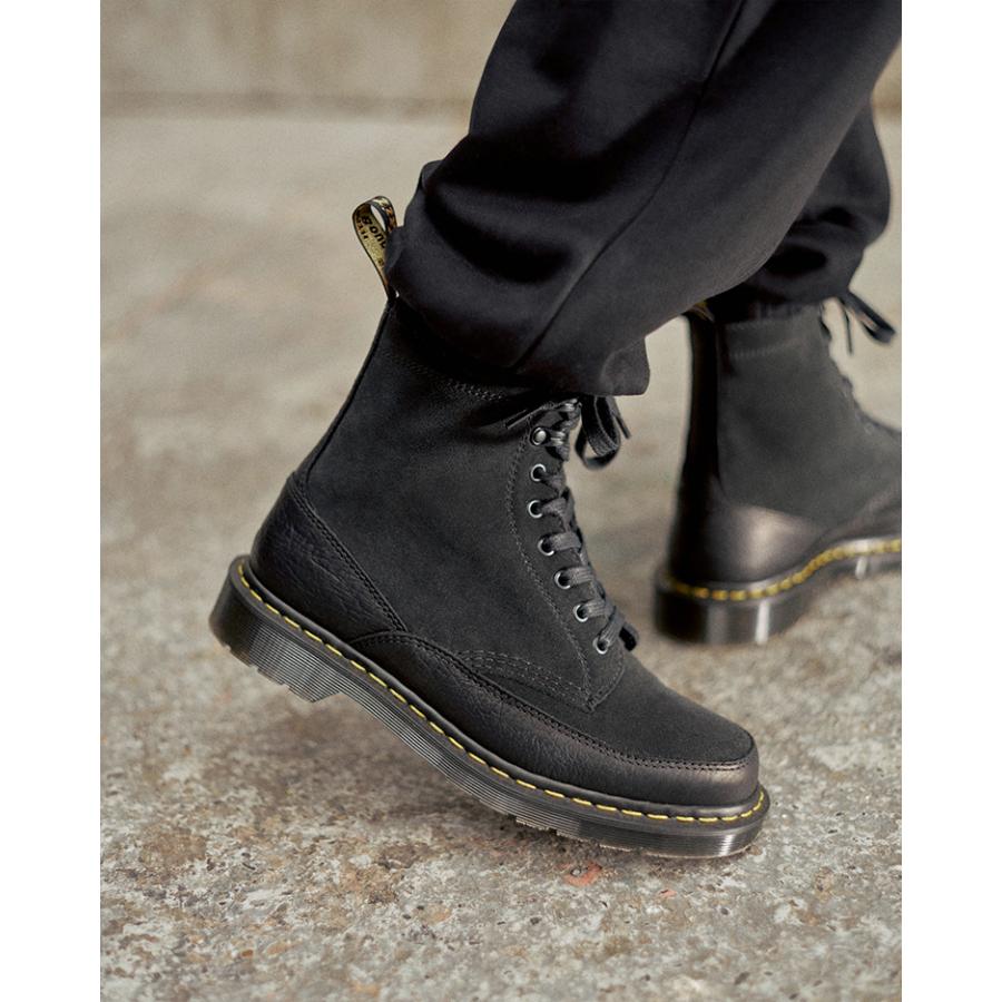 Dr.Martens ドクターマーチン メンズ MIE 1460 GUARD DURANGO/SPLIT SUEDE Black ブラック  8ホールブーツ 26863001