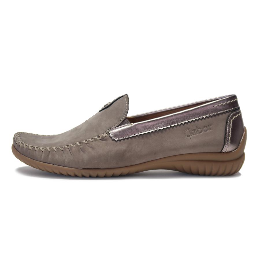 Gabor ガボール ドライビング モカシンシューズ グレー ヌバック Gabor ガボール ドライビング モカシンシューズ グレー ヌバック