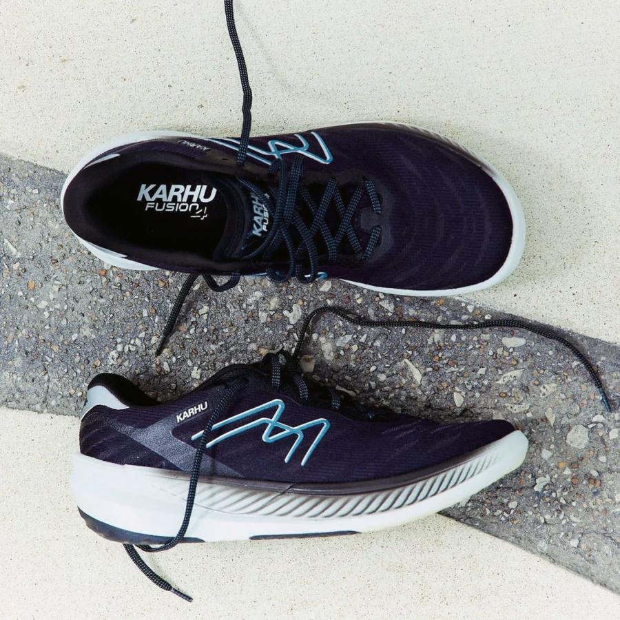 KARHU カルフ MENS FUSION 4.0 フュージョン 4.0 Black/Stormy Weather ブラック/ストーミーウェザー メンズ ランニングシューズ KH101013 | KARHU | 07