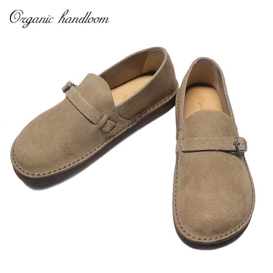 Organic handloom BENGAL オーガニックハンドルーム ベンガル NEW TAUPE ニュートープ レディース メンズ ストラップスリッポン OH005 491 | Organic handloom