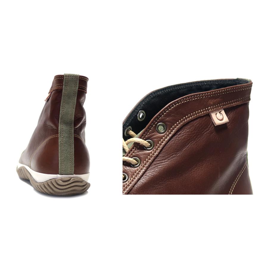 SPINGLE スピングル SP-450 Khaki/Dark Brown カーキ/ダークブラウン メンズ レディース ハイカット スニーカー 450_3