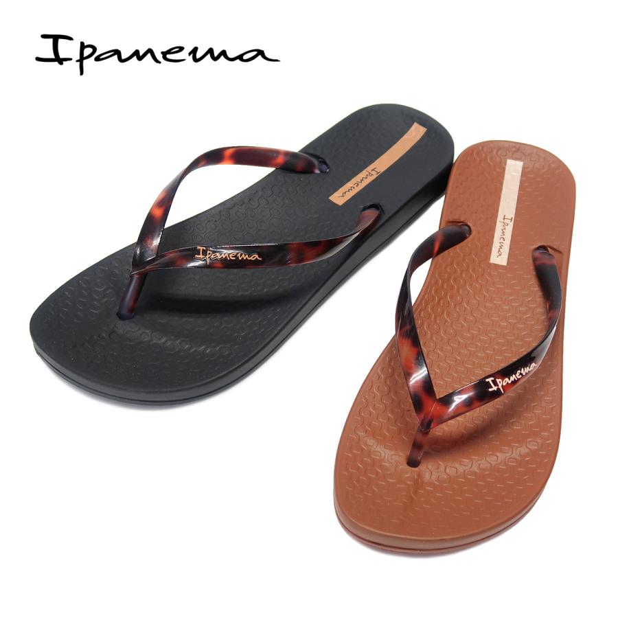 Ipanema イパネマ ANAT CONNECT レディース ビーチサンダル ブラック/クリア ブラウン/クリア SP83475 | IPANEMA