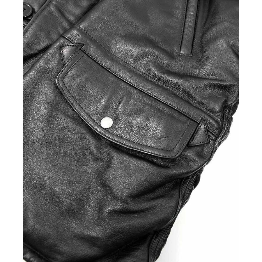 KADOYA カドヤ　ミリタリージャケット　3L Leather jacket leather coat military | Kadoya official online shop