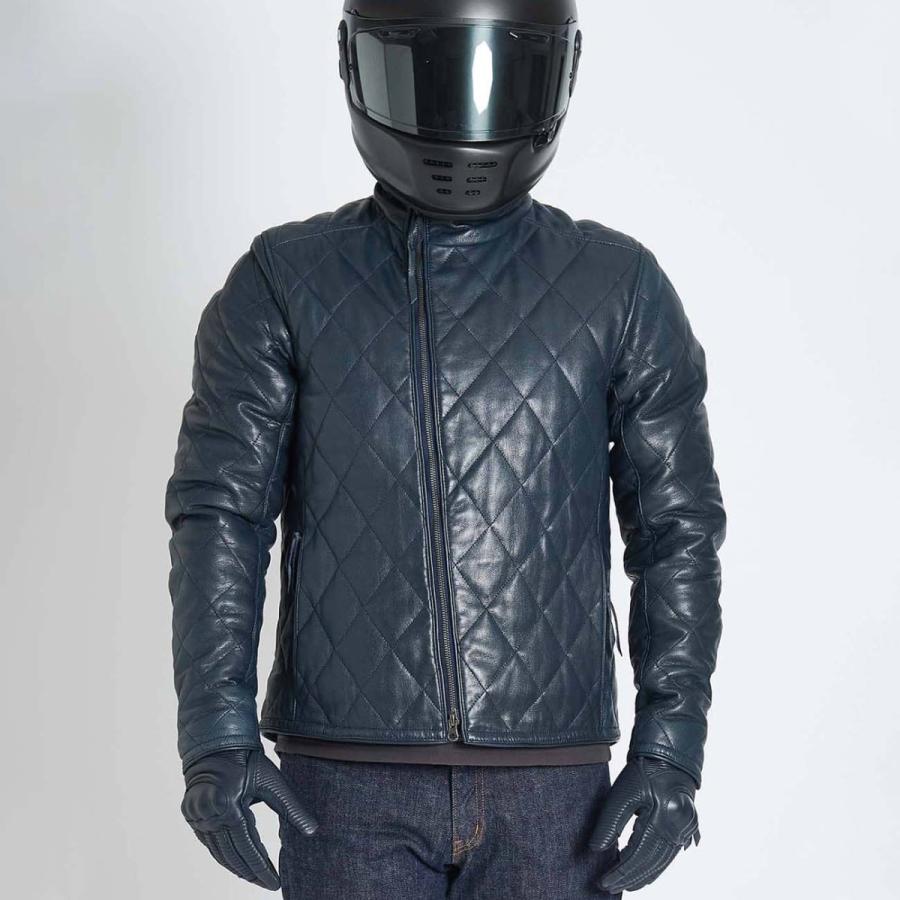 極美品●KADOYA カドヤ レザージャケット フード 山羊革 ネイビー レザー 革ジャン フードレザージャケット｜カドヤ公式オンラインショップ