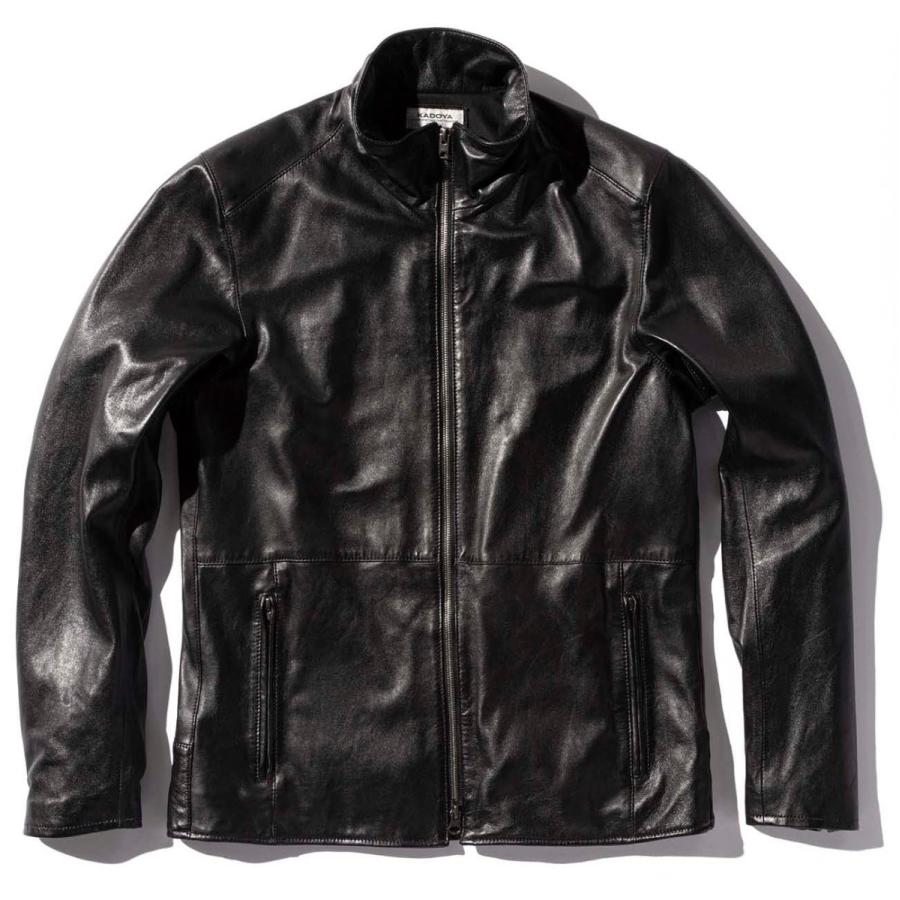 激安の通販 kadoya(カドヤ) leather riders jacket 羊革 レザージャケット