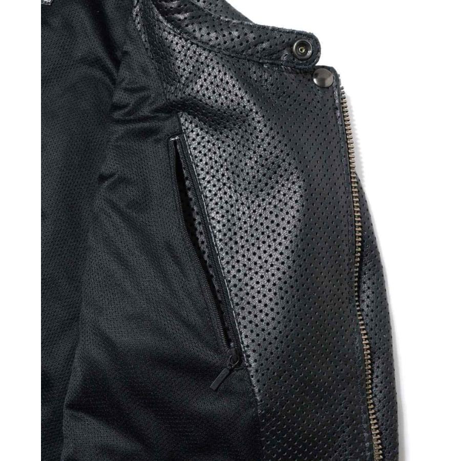 未使用級　カドヤ PL-SW ブラック パンチングレザージャケット Mサイズ 革ジャン パンチング レザージャケット｜カドヤ公式オンラインショップ