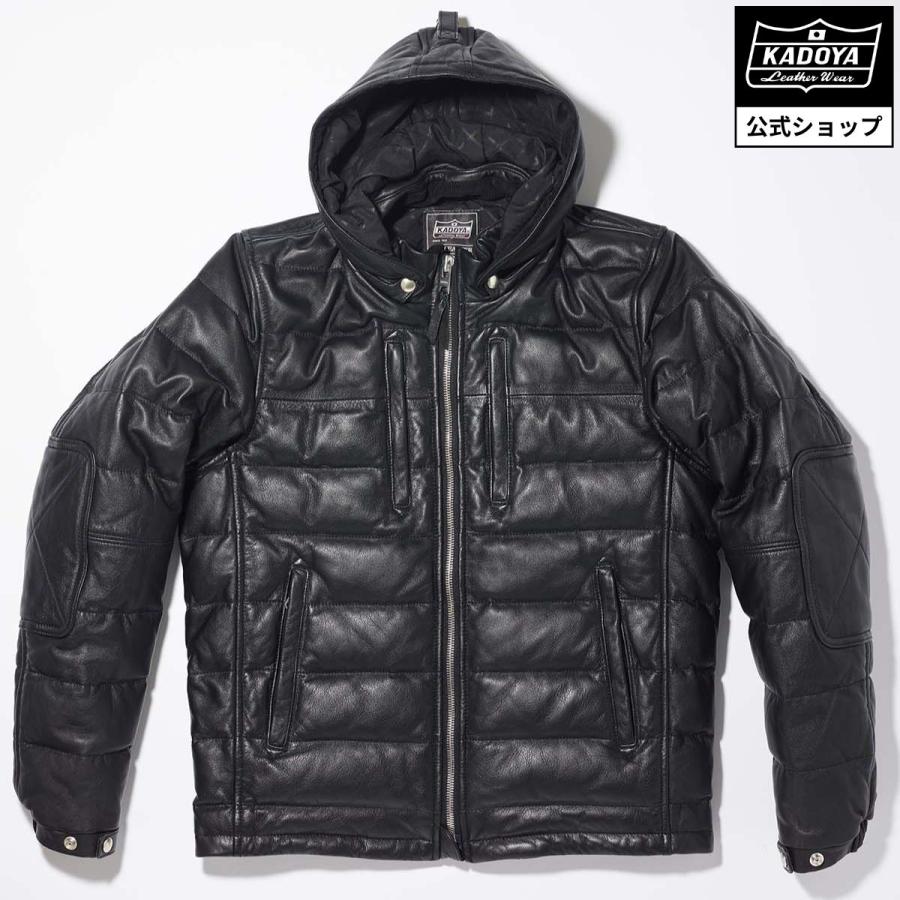 カドヤ（KADOYA） KADOYA DH LEATHER DOWN ブラック カドヤ公式