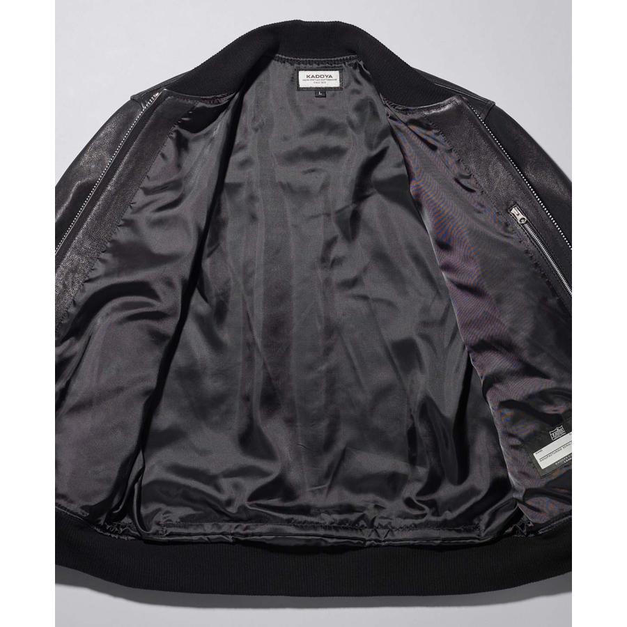 カドヤ KADOYA L-STADIUM BLOUSON / ブラック カドヤ公式 カドヤ KADOYA L-STADIUM BLOUSON / ブラック カドヤ公式