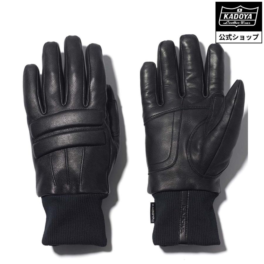 カドヤ　クラブハーレー　グローブ カドヤ（KADOYA） KADOYA CLUBMAN GLOVE ブラック カドヤ公式ショップ