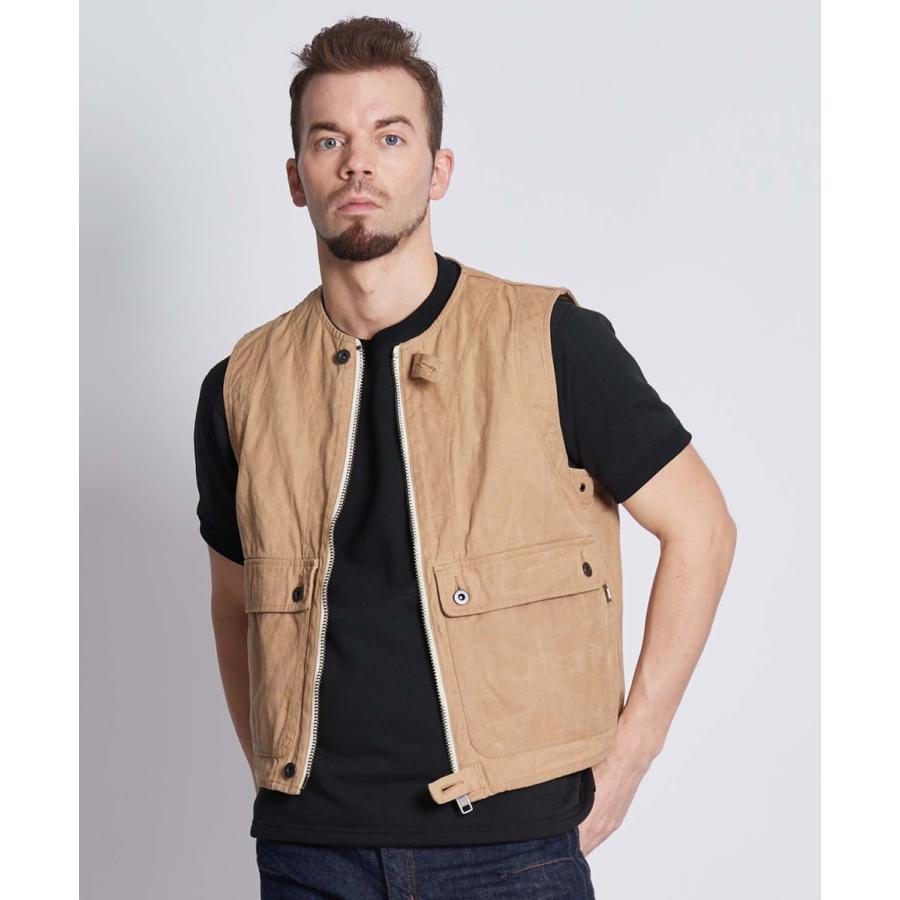 カドヤ KADOYA RIDERS WORK VEST ベージュ カドヤ公式ショップ 