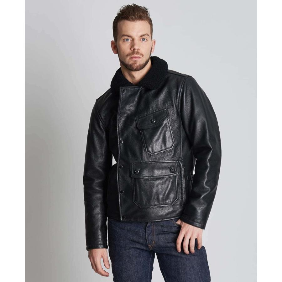 KADOYA HEAD FACTORY レザージャケット Lサイズ ブラック ヘッドファクトリー KADOYA DE-MOD ブラック カドヤ公式ショップ HEAD