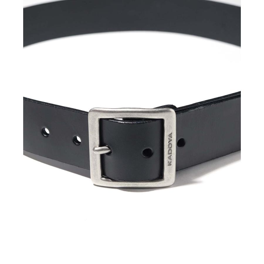 K'S LEATHER KADOYA RIDERS BELT STD BLACK カドヤ公式ショップ