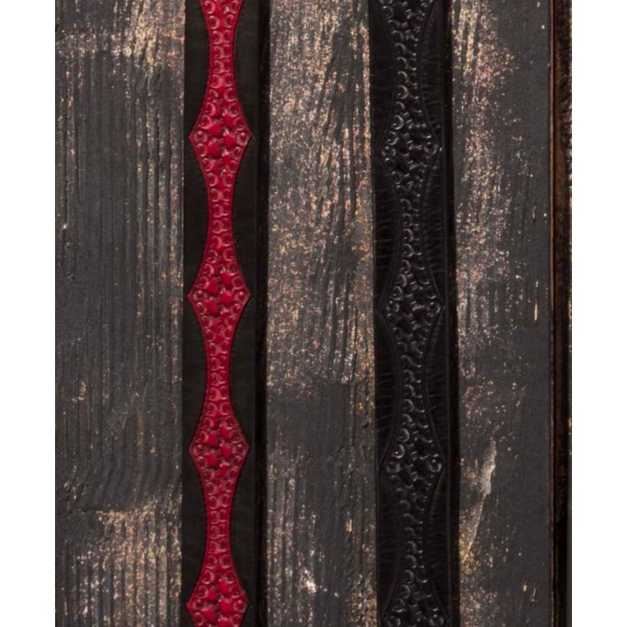 カドヤ KADOYA IRON HEART BELT / ブラック/レッド 3L【公式通販