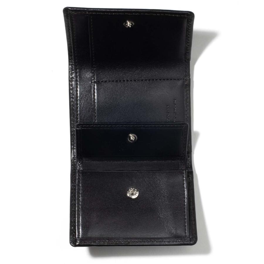 カドヤ（KADOYA） KADOYA 3 FOLD COMPACT WALLET / BLACK カドヤ公式