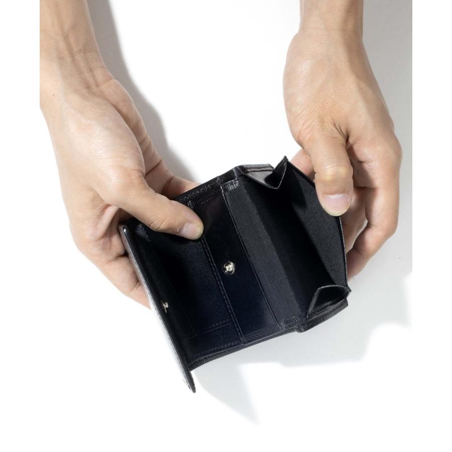 カドヤ（KADOYA） KADOYA 3 FOLD COMPACT WALLET / BLACK カドヤ公式
