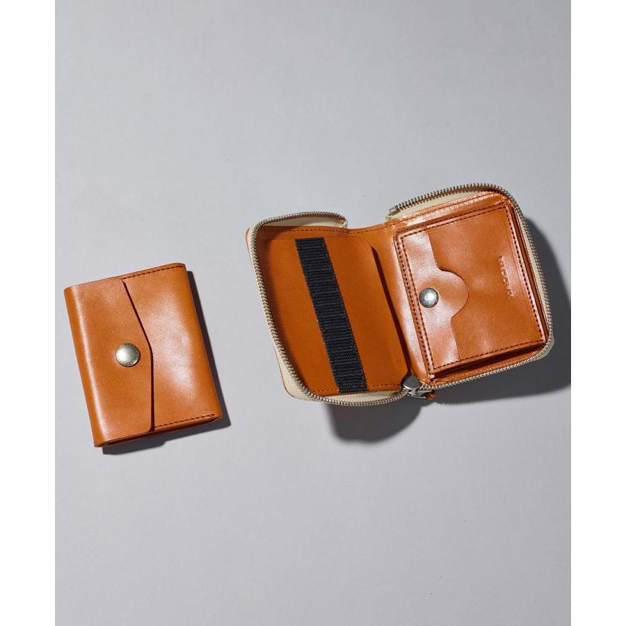 先行予約商品】KADOYA SADDLE ZIP WALLET / ブラウン カドヤ公式 