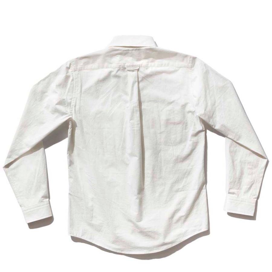 PULL OVER BUTTON DOWN SHIRT　ホワイト　KADOYA（カドヤ）　プルオーバーボタンダウンシャツ　100％コットン｜kadoya-leathers｜02