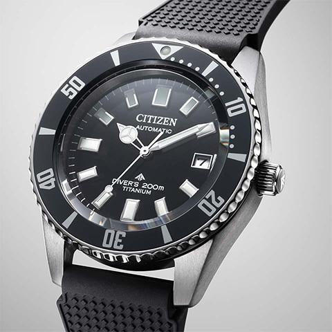 シチズン 国内正規品 CITIZEN MARINEシリーズ　メカニカル　ダイバー200m NB6021-17Eの画像