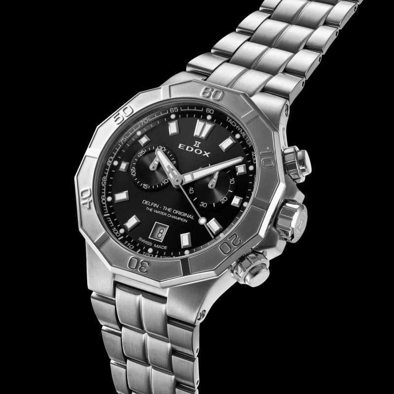 デルフィン エドックス 国内正規品 EDOX オリジナル クロノグラフ 