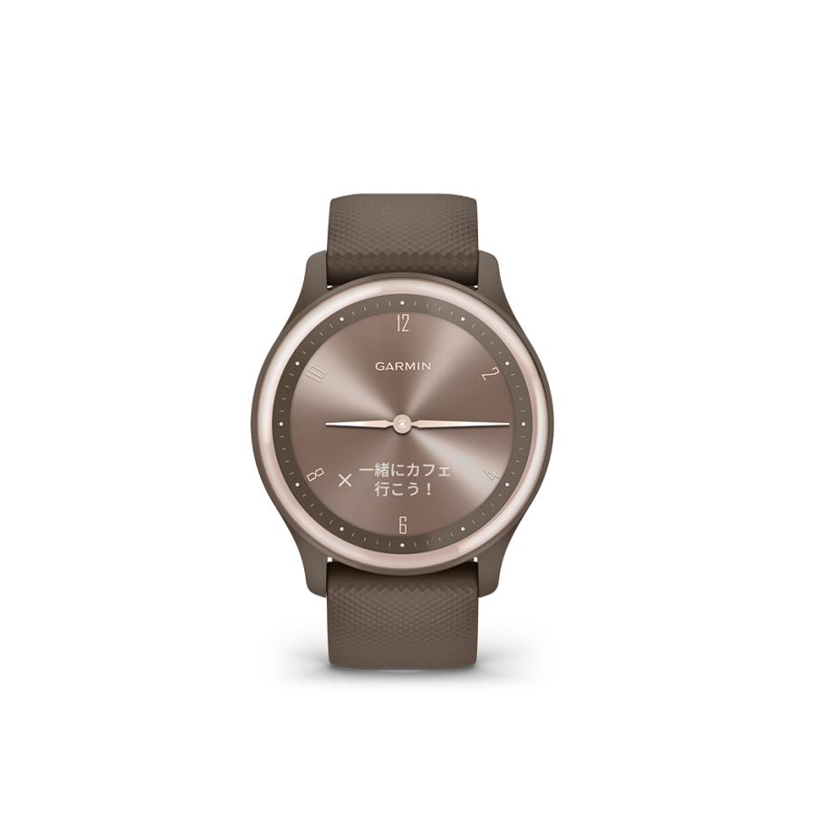 ガーミン スマートウォッチ GARMIN vivomove Sport ヴィヴォムーブ スポーツ 010-02566-42 時計 メンズ レディース 腕時計 フィットネス ヨガ 卒業祝いの画像
