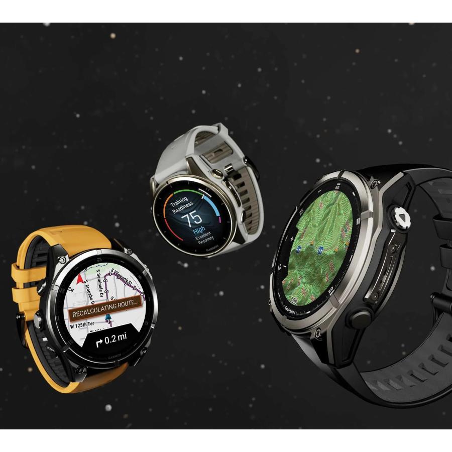 ガーミン GARMIN フェニックス fenix 8 Sapphire AMOLED Metal Band 47mm 010-02904-47 メンズ レディース 腕時計 スマートウォッチの画像