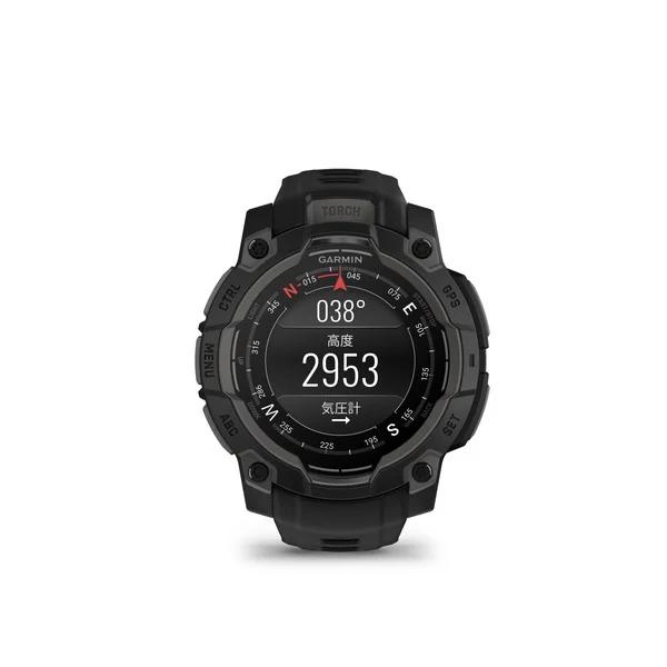 国内正規品　新作 ガーミン インスティンクト 3 AMOLED 45mm Black 010-02936-30 GARMIN Instinct 3 有機EL 登山 ゴルフの画像