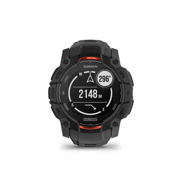 国内正規品　新作 ガーミン インスティンクト 3 デュアルパワー 50mm Black Charcoal 010-02935-30 GARMIN ソーラー 登山 ミリタリーの画像