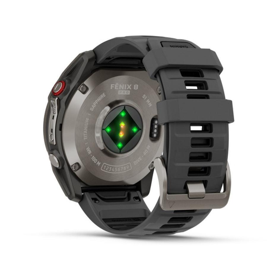 ガーミン 国内正規品 新作 ガーミン GARMIN Fenix 8 Pro AMOLED 51mm Titanium 010-03199-31 マルチスポーツ スマート通話 約27日間バッテリーの画像