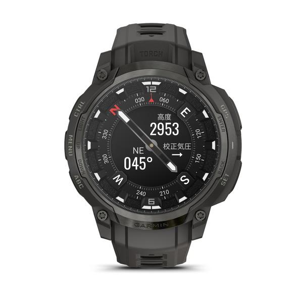 国内正規品 ガーミン Instinct Crossover AMOLED 010-03398-30 インスティンクト クロスオーバー アナログ 針 スマートウォッチ Garminの画像