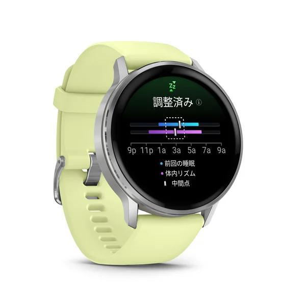Venu 国内正規品 新作 ガーミン GARMIN 4 45mm Silver / Citron 010
