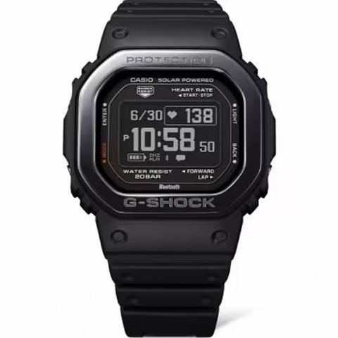 国内正規品 CASIO カシオ G-SHOCK DW-H5600MB-1JR G-SQUAD スマートウォッチ ブラック ソーラー充電 心拍計測対応 メンズ 腕時計の画像