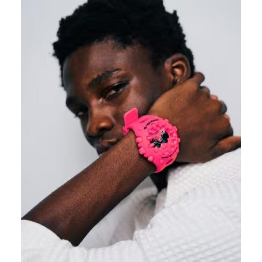 国内正規品 CASIO G-SHOCK GA-V01-4AJF ピンク タフデザイン 20気圧防水 ワールドタイム LEDライト搭載 メンズ腕時計の画像