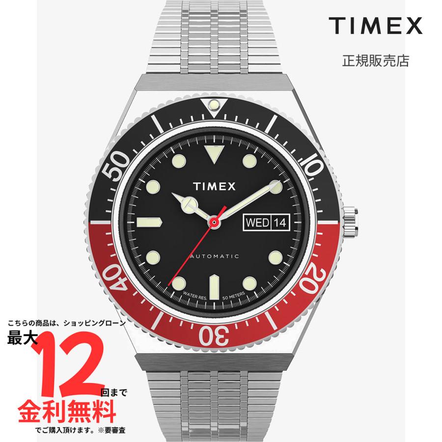 専用TIMEX 自動巻 腕時計 M79 ブラック x レッド tw2u83400 TIMEX（タイメックス） 【タイメックス 国内正規品】 TIMEX M79
