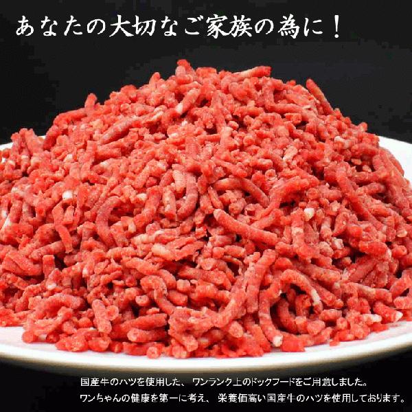 ペット用国産牛ハツミンチ500g（細挽き）　ペット　ペットフード　ドッグフード　ペットのお肉　犬　愛犬｜kadoyabokujou｜02