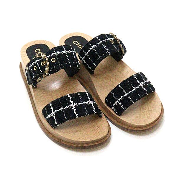 CHANEL シャネル ココマーク イーグル カメリア ヒール サンダル